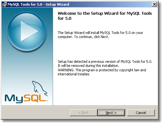 InstallWin Mysql admin1